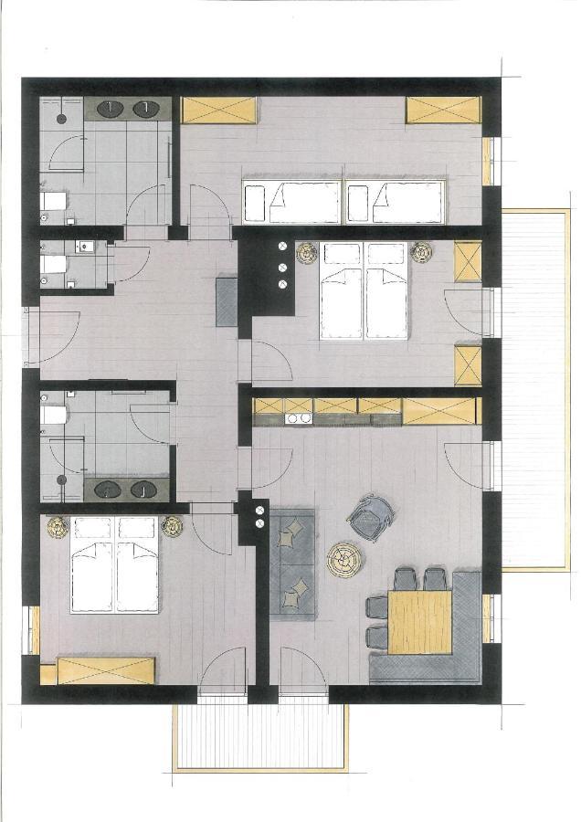 Schmiedhof Gut Apartment Grossarl Bagian luar foto